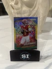 2025 Panini Prizm Jayden Daniels Choice Blue Yellow & Green #278 Commanders