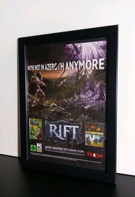 Rare Rift PC Werbeblatt Poster Gerahmt Ad Page Framed Werbung Flyer. 