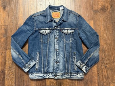 Levi s Denim Trucker jacket Mens Large Acid Stonewashed Heavy Type III  72334
