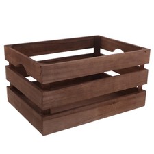 Decorative Wooden Crates: Rustic Storage Boxes - Farmhouse Wooden Organizer -