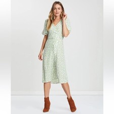 Faithful the Brand Revolve Marta Dress in Avocado Green Bella Floral 6