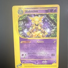 Pokémon Alakazam 33/165 Expedition Base Set Rare 100 HP Stage 2 Regular Nintendo on eBay