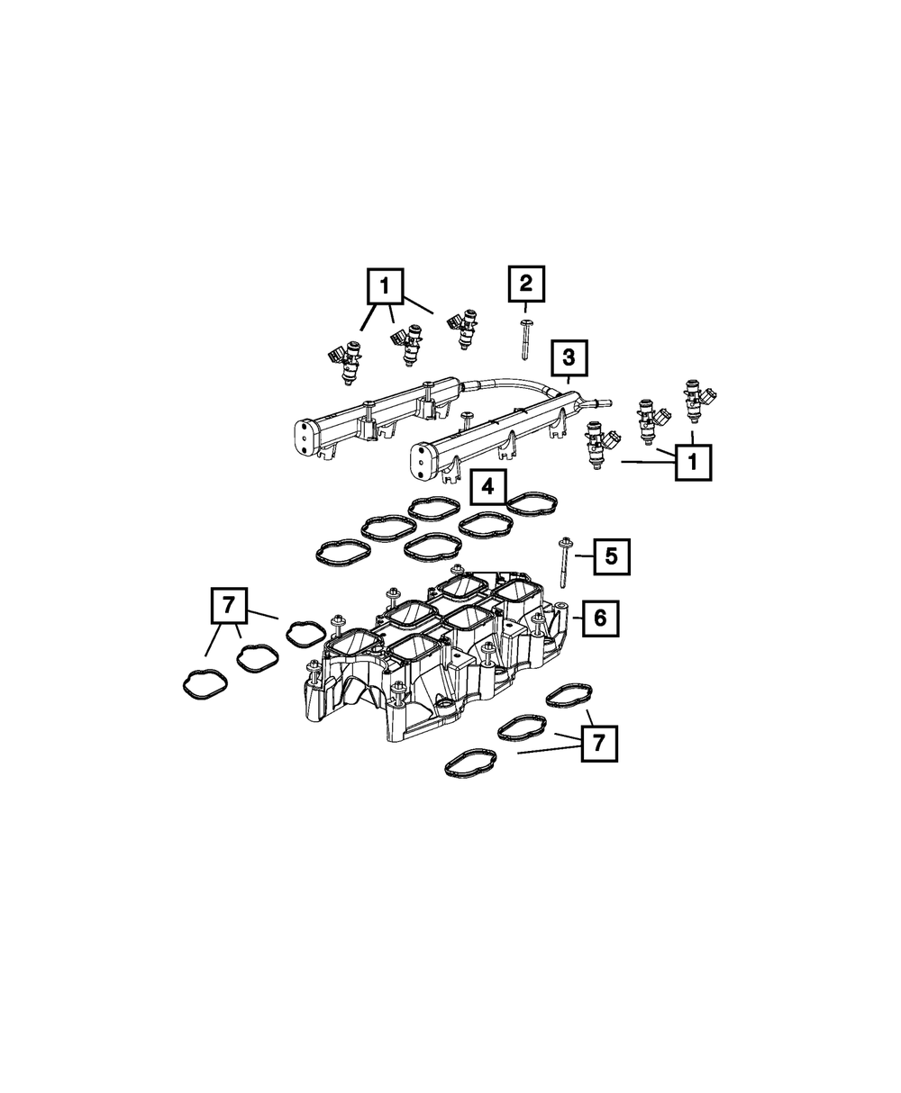 Genuine Mopar 5281803AA High-Performance Intake Manifold