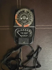 Vintage GE Exposure light Meter Works Army General Electric camera films, plates