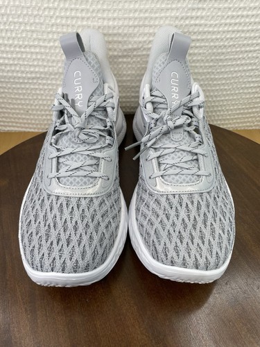 Under Armour Curry Flow 9 Team Gray White 3025631-102 Men’s Size 14 Sneakers - Picture 3 of 9