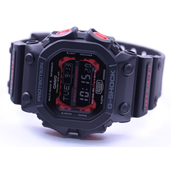 Casio G-shock GXW-56-1AJF 50.6 mm Black/Red Rubber and Resin Case