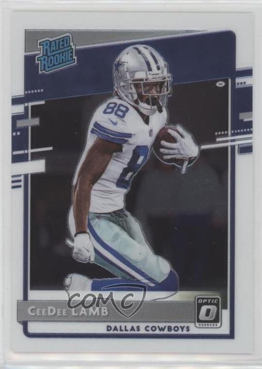 2020 Panini Donruss Optic Rated Rookies CeeDee Lamb #156 Rookie RC 0ll