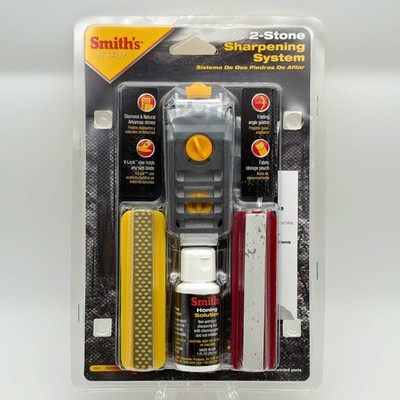 Smith's Be Sharp 2-Stone Precision Sharpening System Model #50669