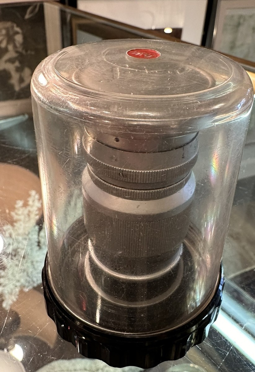 Leica Leitz Wetzlar Elmar 90mm 1:4 Silver Lens #1766787 Rare