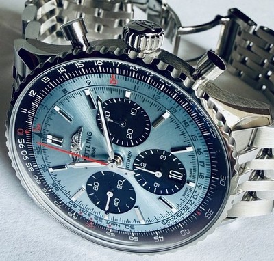 ***Breitling Navitimer B01 Chronograph AB0138/ Eisblau/ Full Set/ 04.2026***