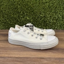 Converse Chuck Taylor All Star Miley Cyrus Sneaker White Platinum Shoe Size 5.5