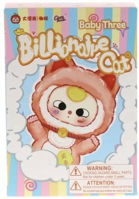 Baby Three Collectible Mystery Plush - Blind Box Surprise Toy - Billionaire Cat