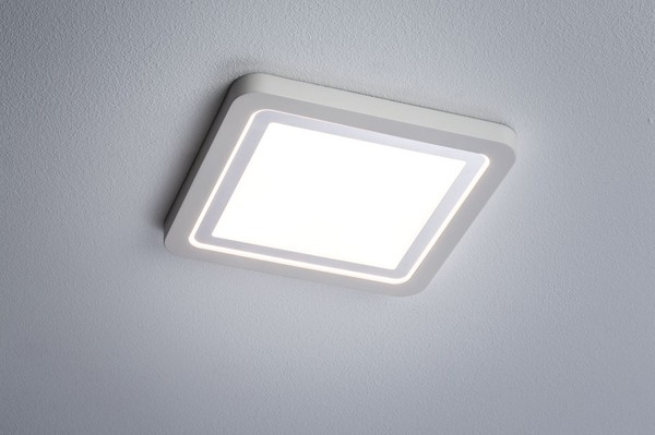 Paulmann Prem Einbauleuchten Set Panel Line IP44 Eckig Led 1X11,5W 2700K 230V 2-image