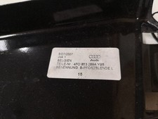 Audi A6 S6 C6 4F 2006 Left front exterior part 4F0853289A EQW9710