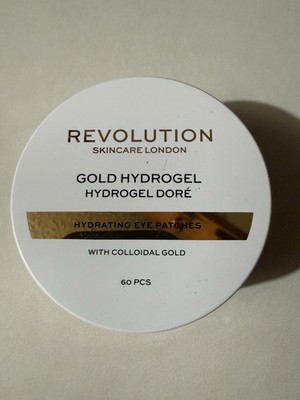 Revolution Gold Hydrogel Hydrating Eye Patches with Colloidal Gold 60 Pc Sealed