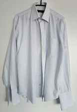 Strellson Herrenhemd Gr. 41 mit Umschlagmanschetten NEU