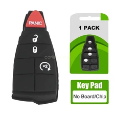 Lot of 1x New Replacement Key fob Rubber Button for RAM 1500 Chrysler Dodge Jeep