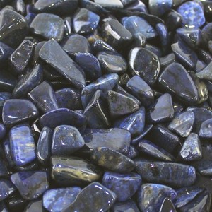 Chakra Cristal Dije Dumortierita Natural Curación Gema Regalo Reiki Pequeño x10