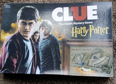 CLUE Harry Potter Edition Brettspiel Moving Hogwarts Spielbrett: KOMPLETT USA 