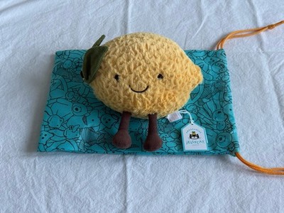 Jellycat Amuseable Lemon Small Plush NWT Retired A6L Stuffed