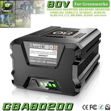 3.5Ah Lithium-Ion Battery for Greenworks PRO 80V GBA80200 GBA80400 TL80L00 Tools