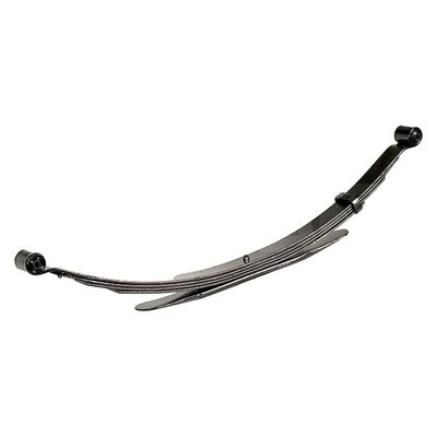 Rear Leaf Spring For 1973-1988 GMC C1500 Black Steel Length 26.0In With Bushings