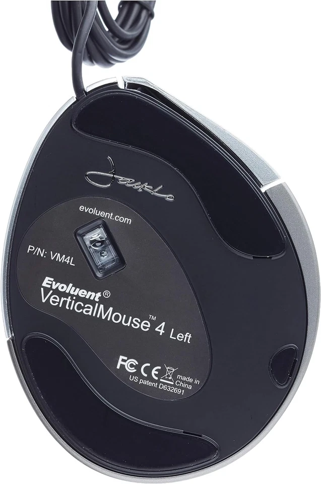 Ergonomic mouse Evoluent VerticalMouse 4 Right Regular, Black, Grey/Silver, Medi - Image 2 of 4