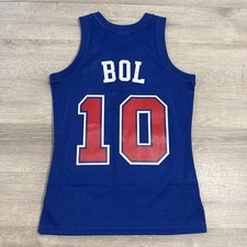 Manute Bol Jersey Washington Bullets Mitchell & Ness NBAHC Men's Swingman Small