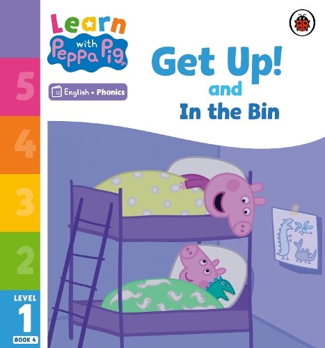 Learn with Peppa Phonics Level 1 Book 4 – Get Up! and In the Bin (Ph (Tascabile)
