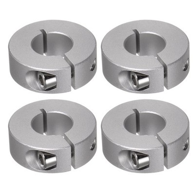 4 Stück Einstellring 16 mm Bohrung Teilschellen Schrauben, 35 mm Außendurchmesser, 12 mm Breite