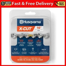 Husqv arna X-Cut S93G 16 Inch Chainsaw Chain, 3/8" Mini Pitch, .050" Gauge, 56..