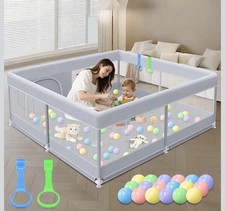65 x 50 Inch Baby Playpen, Playpen for Babies and Toddlers, Baby Play Pen Pla...
