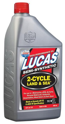 #ad Lucas Oil Engine Oil Semi Synthetic 2 Cycle Land and Sea Oil $22.51