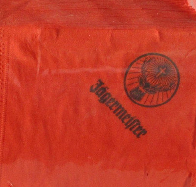 Jägermeister Cocktail Servietten Barservietten in orange  - NEU OVP