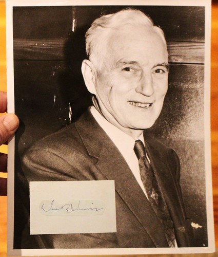 Dick Irvin Montreal Canadiens Maple Leafs Coach Autograph + Original Photo !