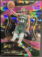 2023-24 Select Basketball Andre Jackson Jr. Pink Ice /99 Courtside #291