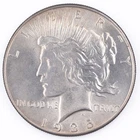 1935 Peace Dollar Silver AU $1
