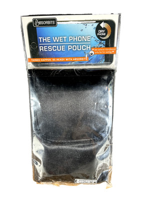 NEW Absorbits Wet Phone RESCUE POUCH - Saves Smartphones from Water Damage