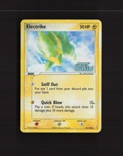 Electrike 52/100 EX Crystal Guardians Stamped Reverse Holo Pokemon Card DMG on eBay