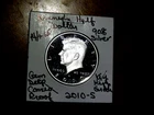 2010-S Gem Brilliant Uncirculated Deep Cameo Proof 90% Silver Kennedy Half $ O1