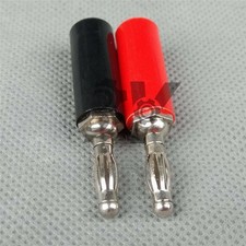 NEW 2PCS Sleeves Hard Case Banana Plug Connector NEW am