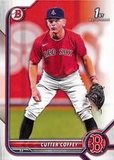 2022 Bowman Draft #BD-200 Cutter Coffey Boston Red Sox 1st Bowman