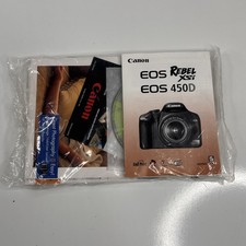 NEW Canon EOS 450D Digital Camera Instruction Manual, Disk  Materials SEALED