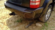 Used Rear Bumper Assembly Rear Fits 2012 Jeep Liberty Wtrailer Hitch Wo Park