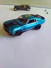 JOHNNY LIGHTNING FEST 2003 '70 FORD MUSTANG BOSS 302 CHROME BLUE 1/500 LTD EDITN