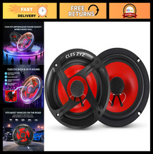 6.5" Car Coaxial Speakers - 800W Max, 200W RMS, Glass Fiber Cone, Hi-Fi Sound Up