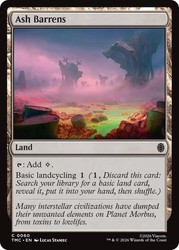 Ash Barrens #60 Commander: Teenage Mutant Ninja Turtles Common MTG