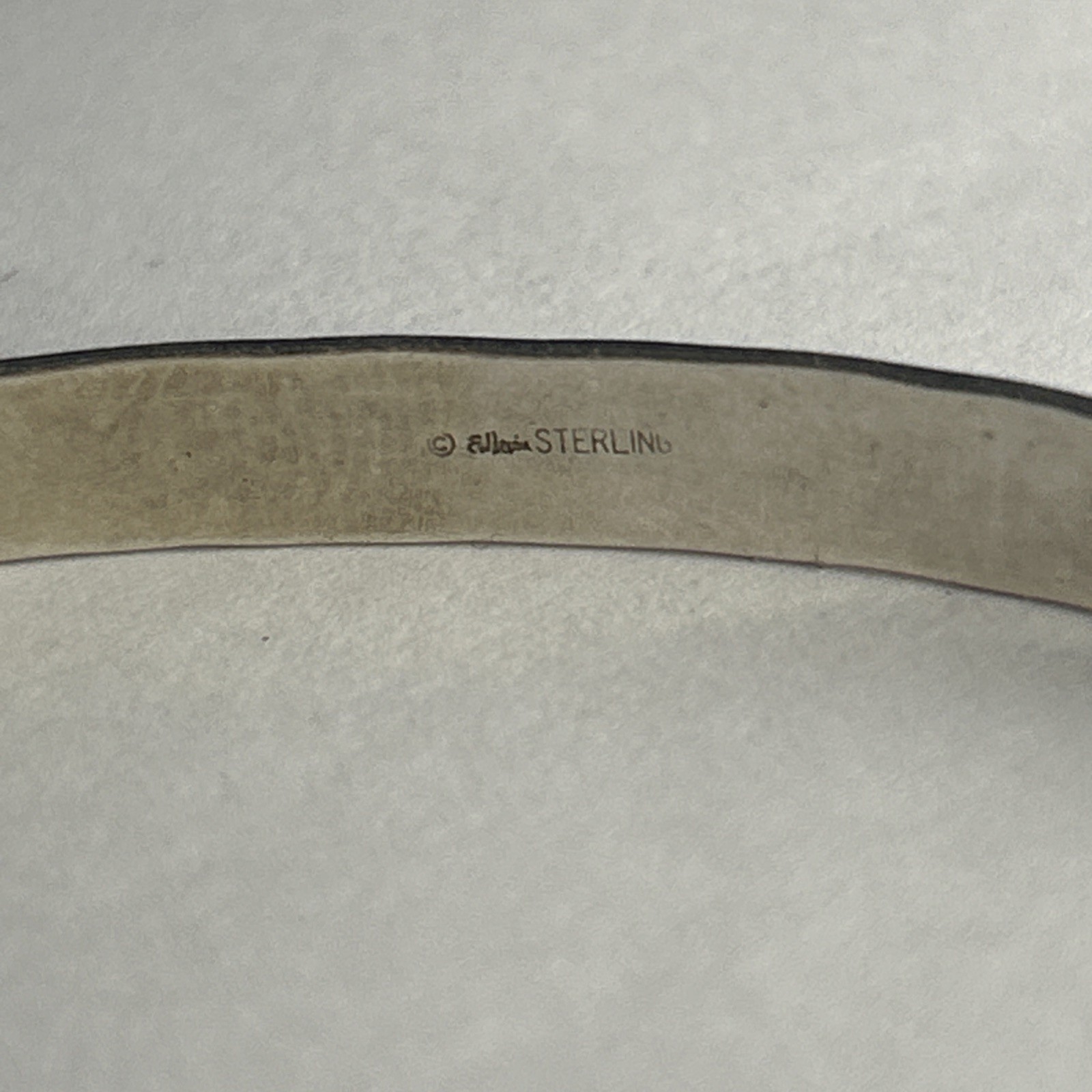 Elan Solid .925 Sterling Silver Expandable Bangle… - image 5