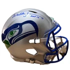 Walter Jones Signed Seahawks T/B Riddell F/S Speed Replica Helmet w/HOF - SS COA