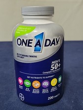 One A Day Men's 50 Complete Multivitamin - 200 Tablets Exp 12/26 Free Shipping